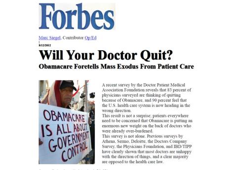 Will Your Doctor Quit?